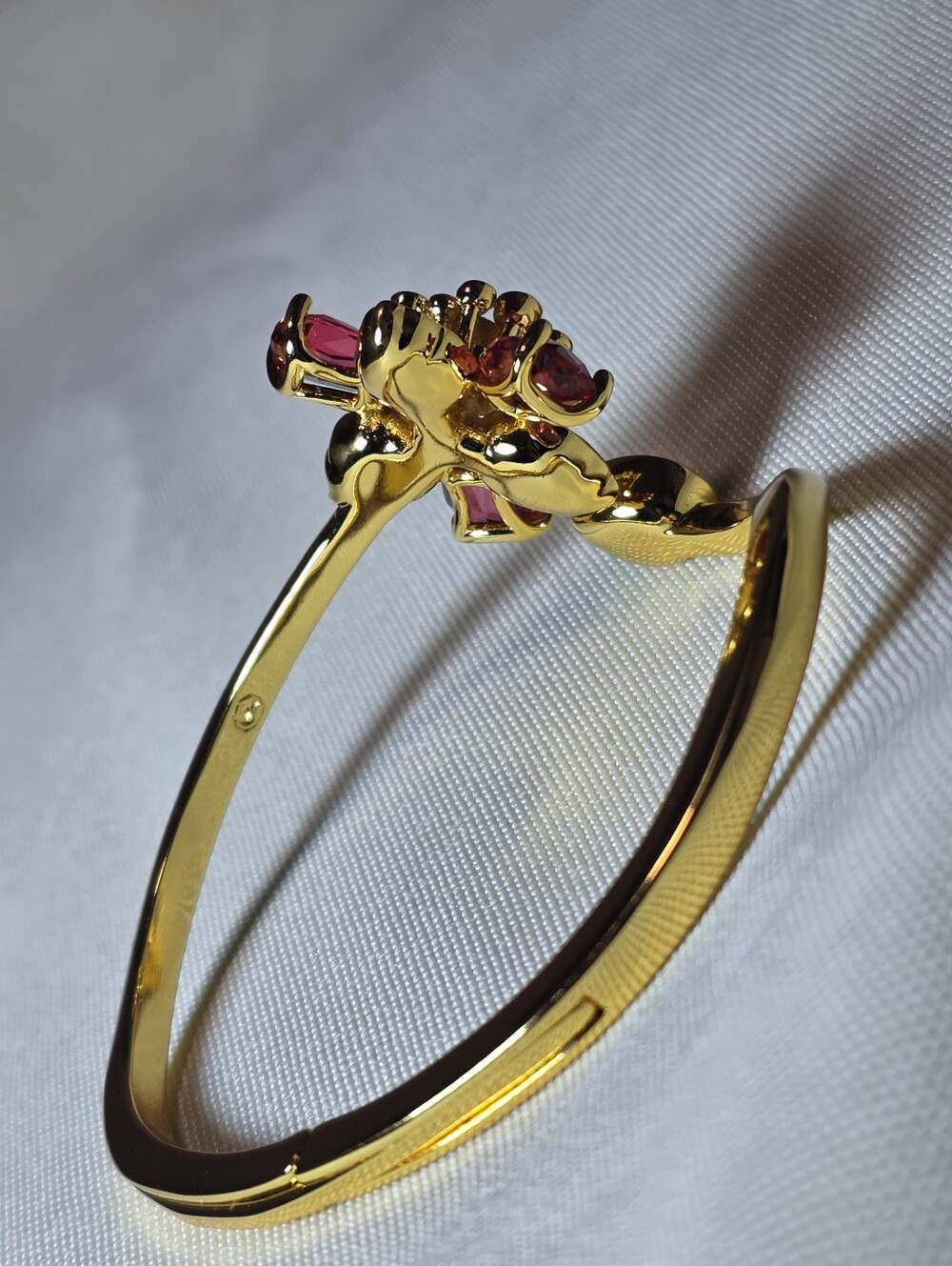 Swarovski Idyllia Bangle – Gold Tone, Multicolor Crystals, Mixed Cut - Picture 12 of 16